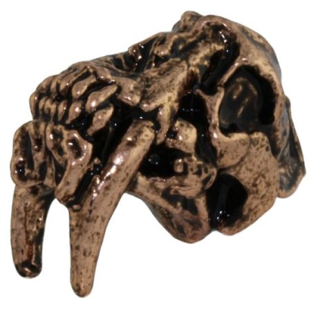 (image for) Sabretooth Bead in Antique Copper Finish by Schmuckatelli Co.