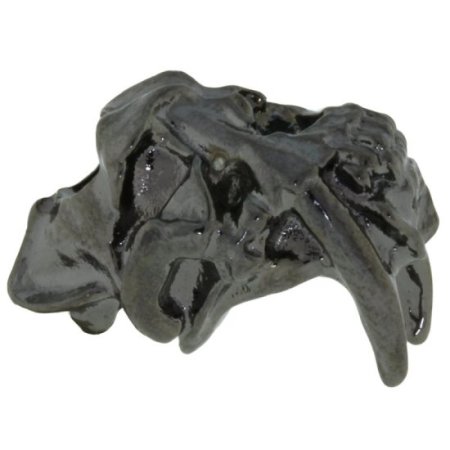 (image for) Sabretooth Bead in Hematite Finish by Schmuckatelli Co.