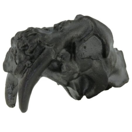 (image for) Sabretooth Bead in Hematite Matte Finish by Schmuckatelli Co.