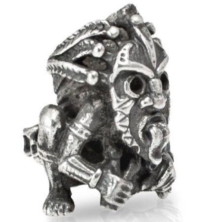 (image for) Shaman VooDoo Bead in Nickel Silver by Russki Designs