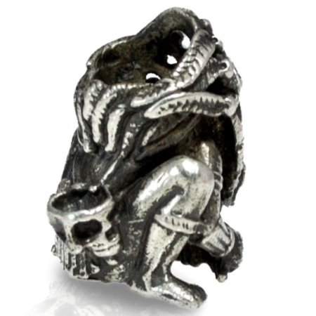 (image for) Shaman VooDoo Bead in Nickel Silver by Russki Designs