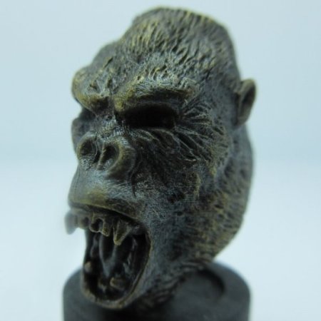 (image for) Silverback Gorilla in Brass With Black Patina by Covenant Everyday Gear