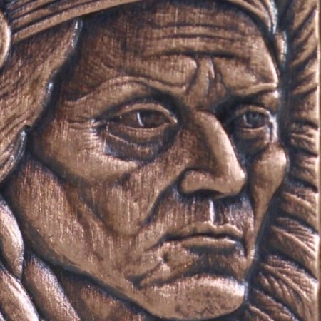 (image for) Sitting Bull Copper Dog Tag Necklace