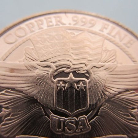 (image for) Standing Liberty 1 oz .999 Pure Copper Round