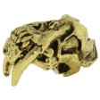 (image for) Sabretooth Bead in 18K Antique Gold Finish by Schmuckatelli Co.