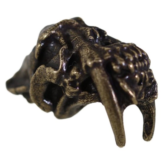 (image for) Sabretooth Bead in Solid Oil Rubbed Bronze by Schmuckatelli Co.