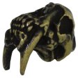 (image for) Sabretooth Bead in Roman Brass Oxide Finish by Schmuckatelli Co.