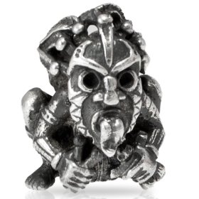 Shaman VooDoo Bead in Nickel Silver by Russki Designs