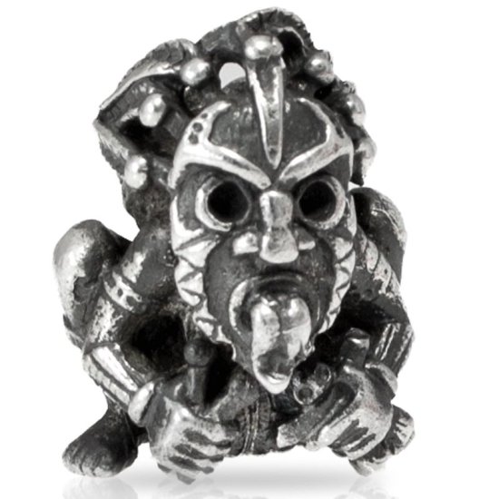 (image for) Shaman VooDoo Bead in Nickel Silver by Russki Designs