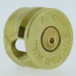 (image for) 7MM Bullet Casing Bead In Brass With Brass Primer By Bullet Bangles