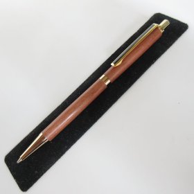 Slimline Pencil in (East Indian Rosewood) 24kt Gold