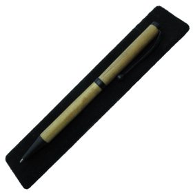 Slimline Twist Pen in (Radiata Pine) Black Enamel