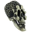(image for) Smoker Skull In Nickel Silver By Evgeniy Golosov