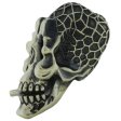 (image for) Smoker Skull In Nickel Silver By Evgeniy Golosov