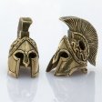 (image for) Spartan Helmet Bead in Brass by Russki Designs