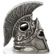 (image for) Spartan Helmet Bead in Nickel Silver by Russki Designs