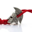 (image for) Spartan Helmet Bead in Nickel Silver by Russki Designs