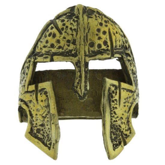 (image for) Spartan Helmet In Brass By Maker \"Aristarch Garilla\"