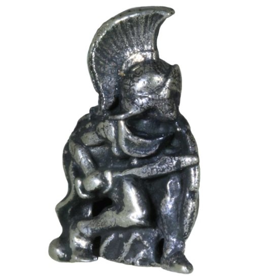 (image for) Spartan Warrior Bead in Nickel Silver by Russki Designs