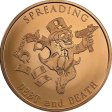 (image for) Spreading Debt And Death 1 oz .999 Pure Copper Round (2016 Silver Shield)