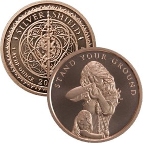 Stand Your Ground #88 (2018 Silver Shield - Mini Mintage) 1 oz .999 Pure Copper Round