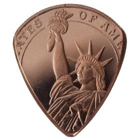 Statue Of Liberty Copper Guitar Pick