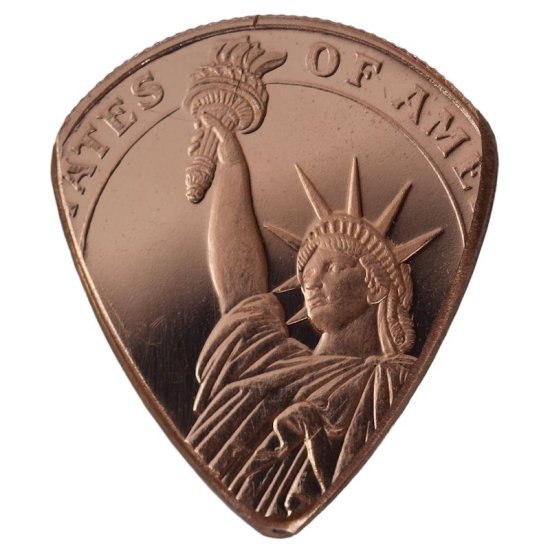(image for) Statue Of Liberty Copper Guitar Pick