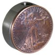 (image for) Saint Gaudens Design In Copper (Black Patina) Stainless Steel Core Lanyard Bead By Barter Wear 