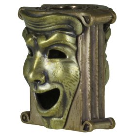 Theatrical Mask (Bronze Base - Brass Masks) By Techno Silver