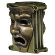 (image for) Theatrical Mask (Brass Base - Bronze Masks) By Techno Silver