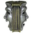 (image for) Theatrical Mask (Brass Base - .925 Sterling Silver Masks) By Techno Silver