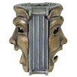 (image for) Theatrical Mask (.925 Sterling Silver Base - Bronze Masks) By Techno Silver
