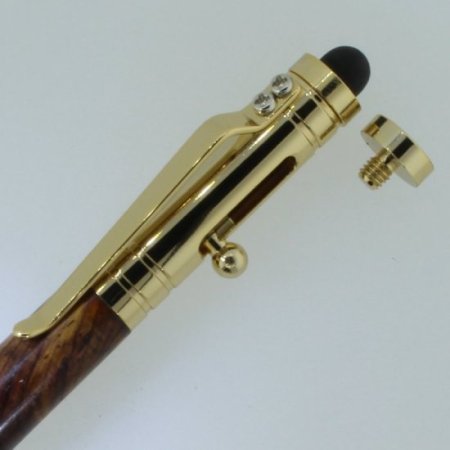 (image for) Bolt Action Tec-Pen in (Cocobolo Rosewood) 24kt Gold