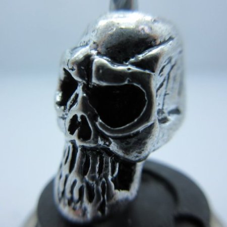 (image for) Thulsa Skull In Silver Finish By Bad Azz Beads