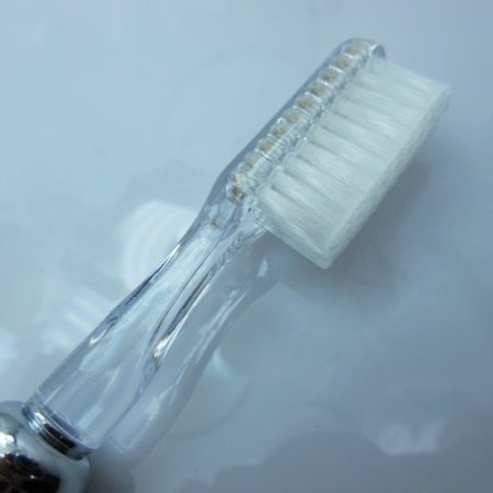 (image for) Hand Turned Tooth Brush in (Red Oak) Chrome