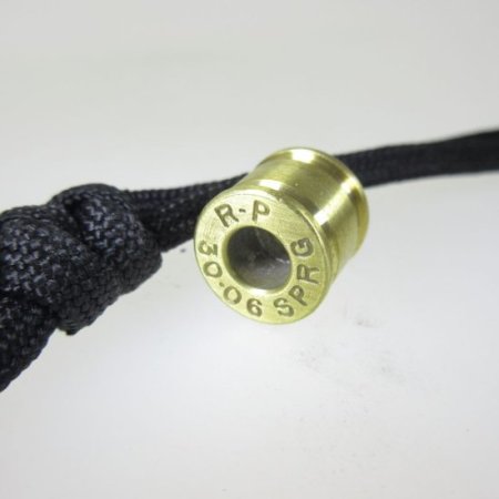 (image for) 30-06 Cal. Brass Bullet Casing Bead By Bullet KeyRing