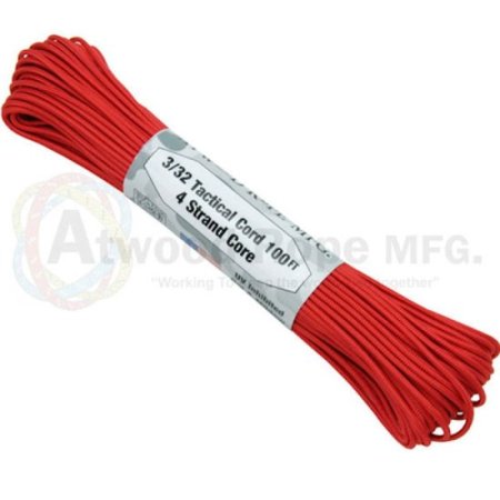 (image for) Red 275# Tactical Cord 3/32" x 100' TS03