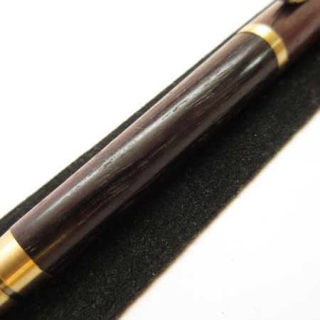 (image for) Tec Stylus Twist Pen in (Rosewood) Antique Brass