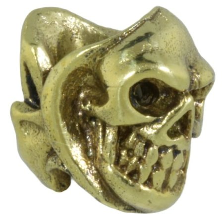 (image for) Two Face Skull in Brass by Covenant Everyday Gear