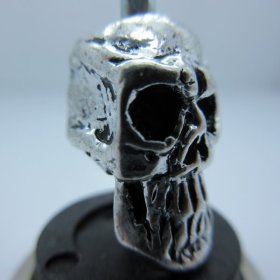 Thulsa Skull In Silver Finish By Bad Azz Beads