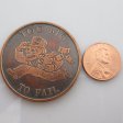 (image for) Too Big To Fail 1 oz .999 Pure Copper Round (2016 Silver Shield) (Black Patina)