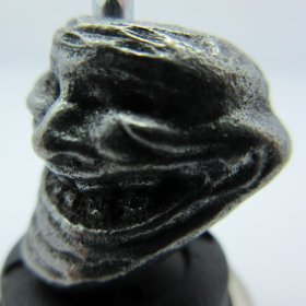 Troll Face Bead in Pewter by Marco Magallona