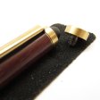 (image for) Tec Stylus Twist Pen in (Rosewood) Antique Brass