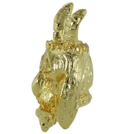 (image for) USN Tactical Goat Bead in 18K Gold Plated Finish by Schmuckatelli Co.