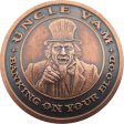 (image for) Uncle Vam 1 oz .999 Pure Copper Round (Black Patina)