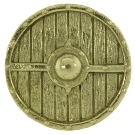 (image for) Viking Shield Cord Button in Brass by Covenant Everyday Gear