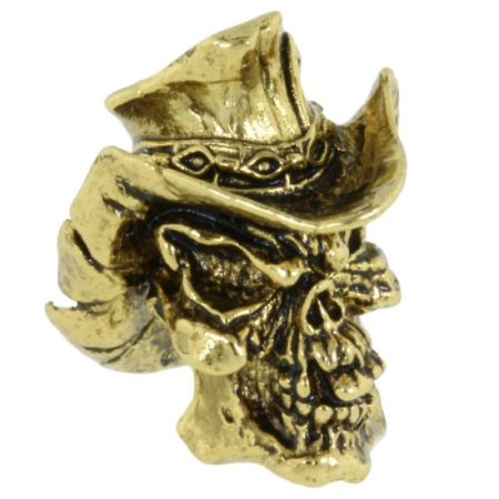 (image for) Vinnie Garoon Cowboy Bead in 18K Antique Gold Finish by Schmuckatelli Co.