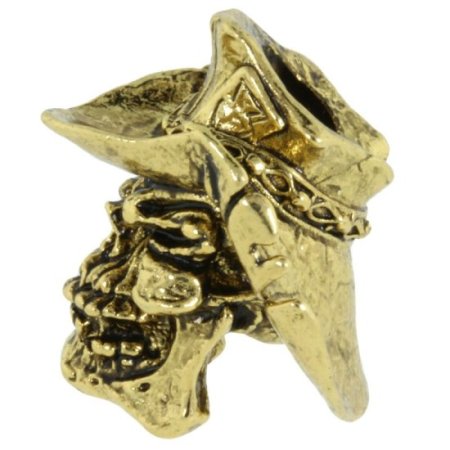 (image for) Vinnie Garoon Cowboy Bead in 18K Antique Gold Finish by Schmuckatelli Co.