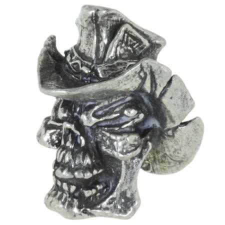 (image for) Vinnie Garoon Cowboy Bead in Pewter by Schmuckatelli Co.