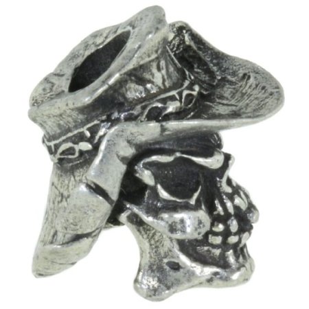 (image for) Vinnie Garoon Cowboy Bead in Pewter by Schmuckatelli Co.